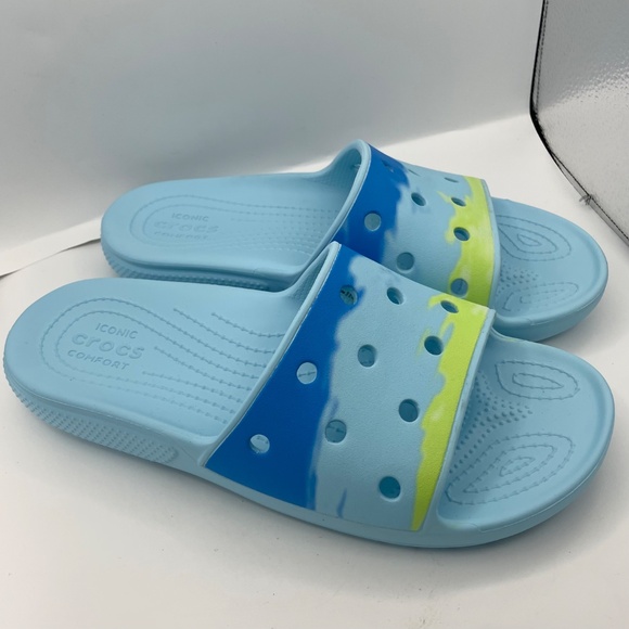 CROCS classic unisex ombre comfy slide sandals Size 10men/ 12women main image 8